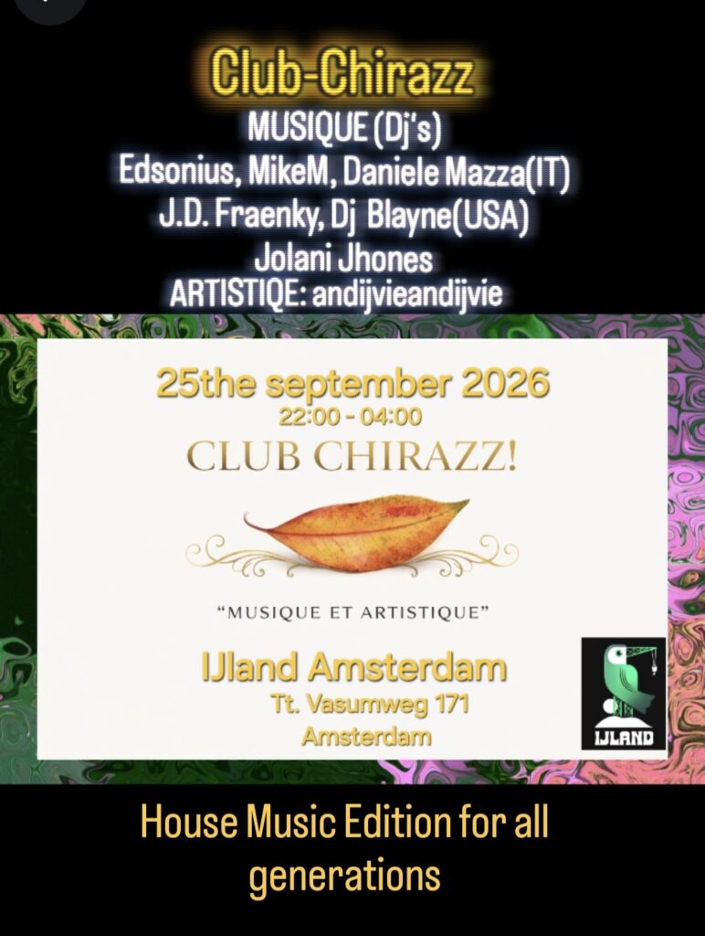 Club Chirazz – Musique et Artistique in Amsterdam