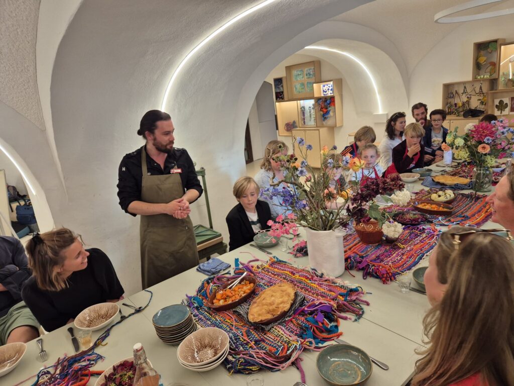 Kasteel kookclub Muiderslot thema zomer in Noord-Holland
