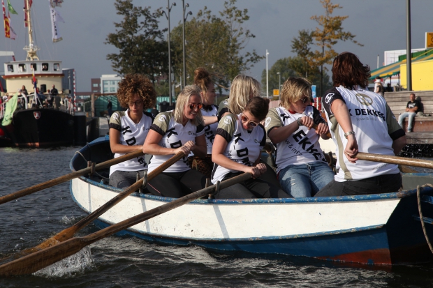 Vlettenroeiwedstrijd in Noord-Holland