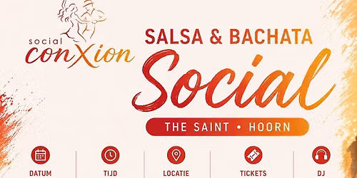 Salsa & bachata social @ The Saint Hoorn in Noord-Holland