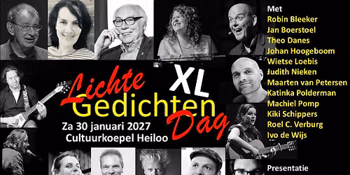 LICHTEGEDICHTENDAG XL – middagvoorstelling in Noord-Holland