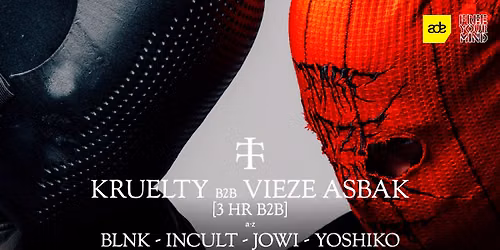 Kruelty B2B Vieze Asbak 3hrs ADE in Noord-Holland