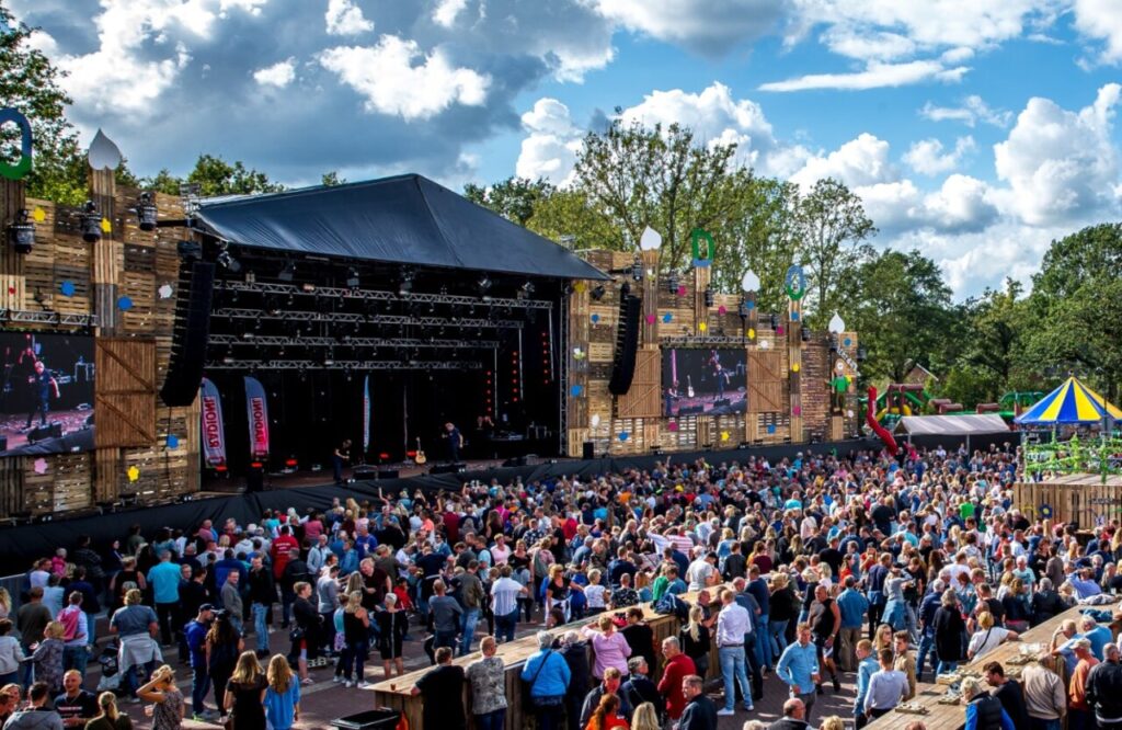 Winterplein in Noord-Holland