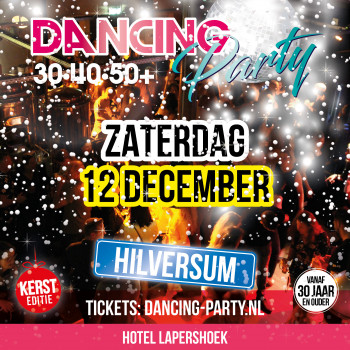 30•40•50+ Dancing Party Hilversum – Kerst Editie in Noord-Holland