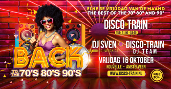 Disco-Train: Disco & Classics Party 70s… in Noord-Holland