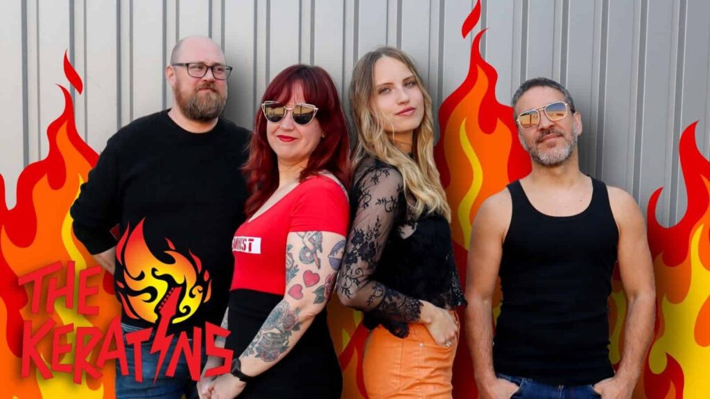 Faster Louder Harder, Undead Rhythms, The Keratins (EP Release) in Noord-Holland