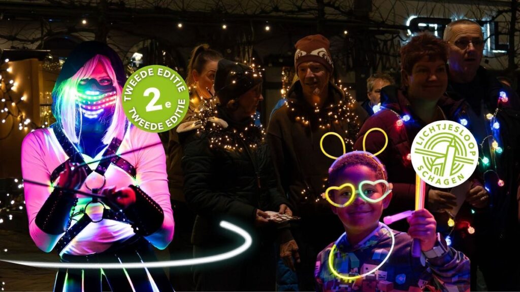 Lichtjesloop Schagen 2026 in Noord-Holland