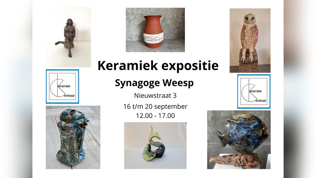 Keramiek expositie in Noord-Holland