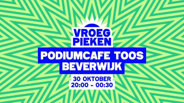 Vroeg pieken // Podiumcafé Toos // Beverwijk — muziek in Noord-Holland
