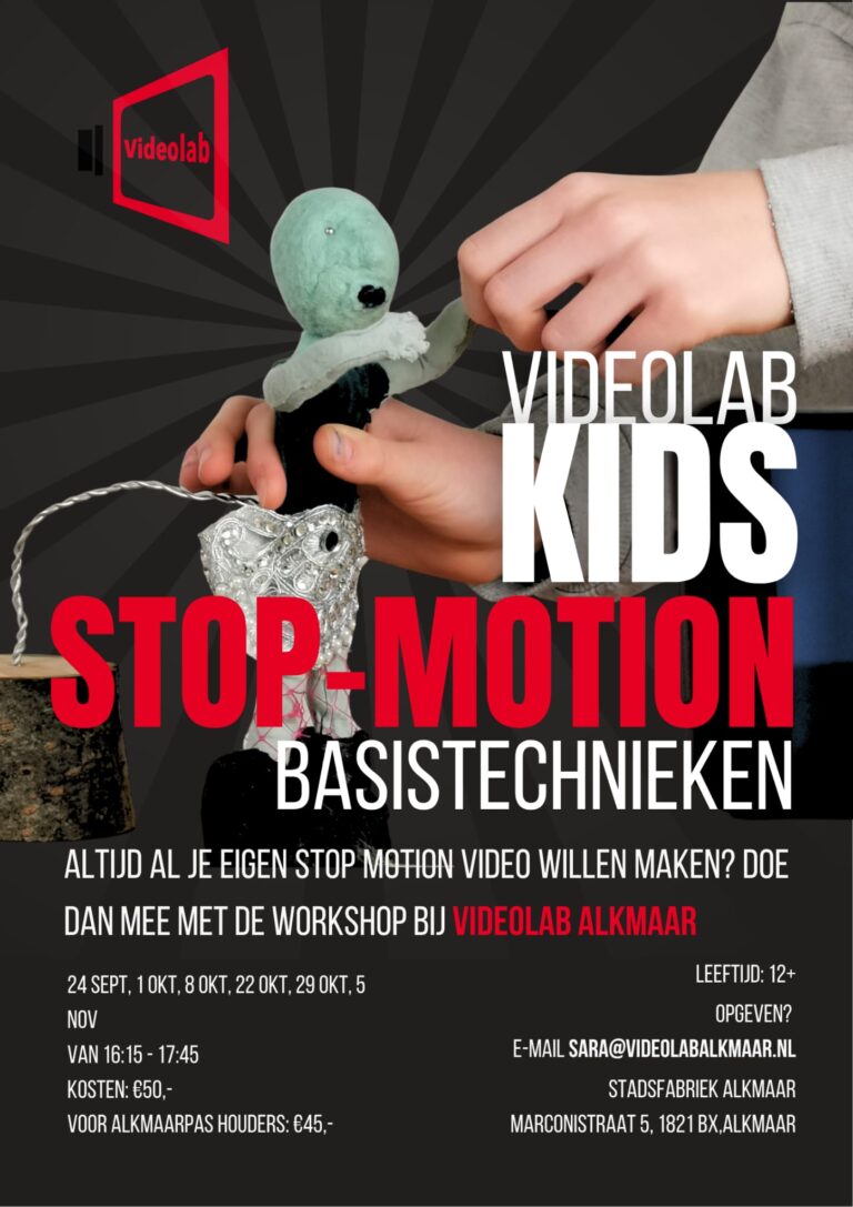 Cursus Stop-Motion Basistechnieken bij Videolab Alkmaar — lezing in Noord-Holland