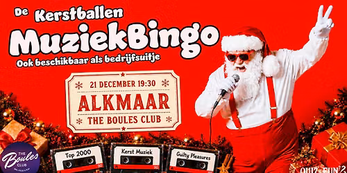 De Kerstballen Muziekbingo – Alkmaar in Noord-Holland