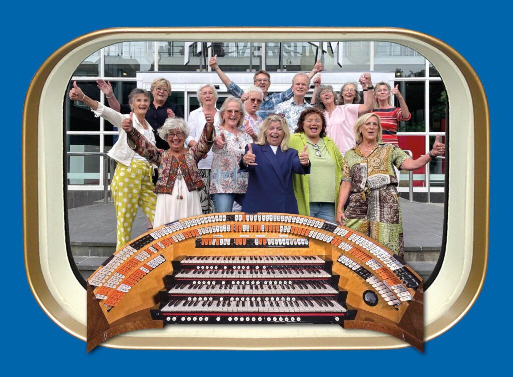 75 jaar televisie met Oebele – Hamelen Koor & Bert van den Brink, Pierre Palla Concertorgel in Noord-Holland