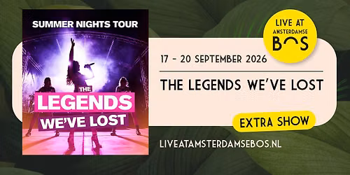 The Legends We’ve Lost – UITVERKOCHT! in Noord-Holland