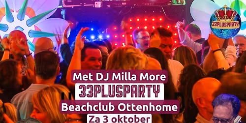 33PlusXLParty bij Beachclub Ottenhome in Noord-Holland