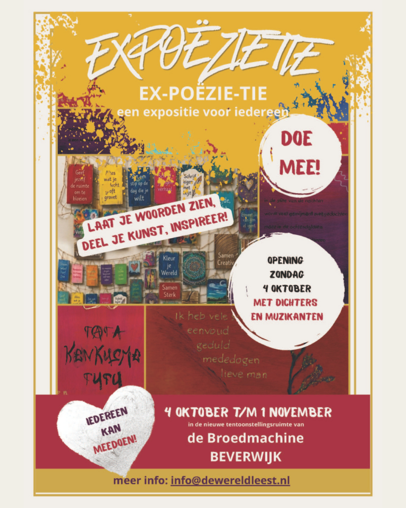Expoëzitie 04 oktober t/m 01 november in Noord-Holland