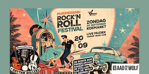 BuccaSwing Rhythm Rollers bij Purmerend Rock’n Roll Festival in Noord-Holland
