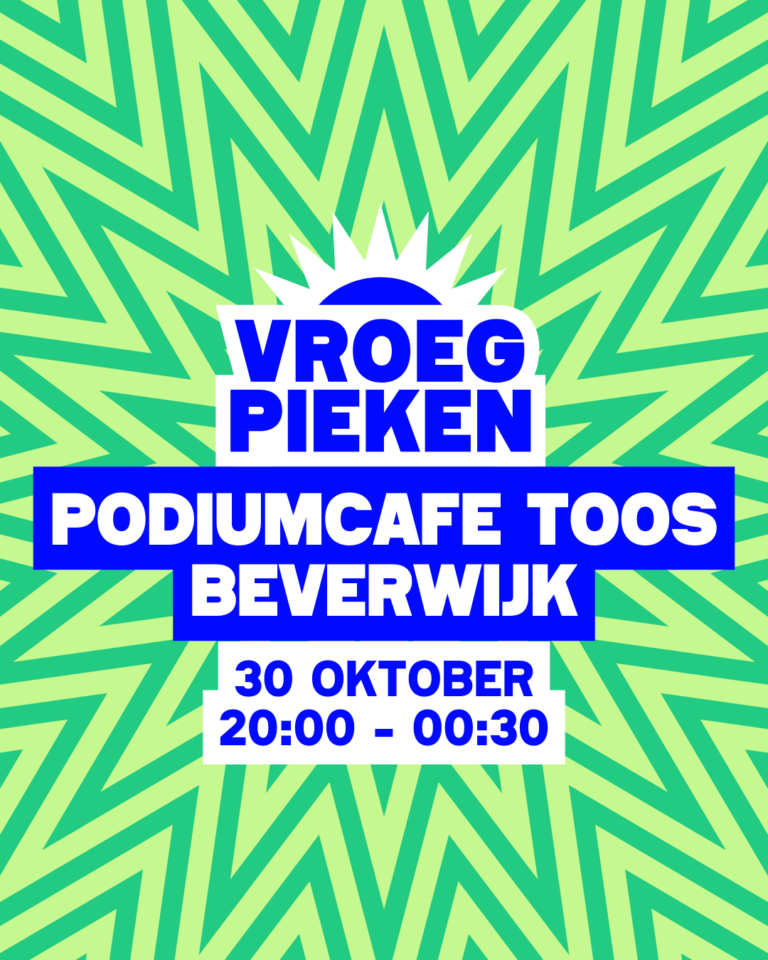 Vroeg Pieken terug bij Toos! — Uitgaan in Noord-Holland