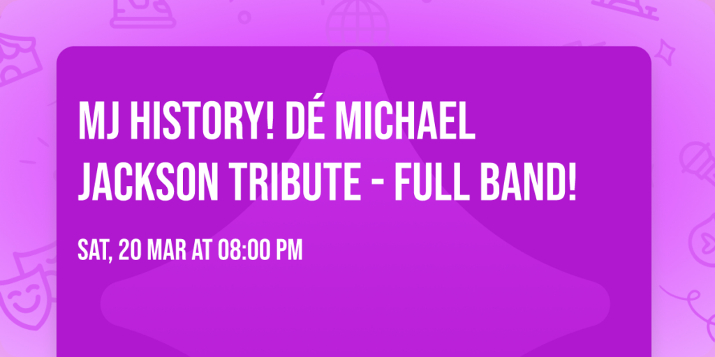 MJ History! Dé Michael Jackson tribute – Full band in Noord-Holland