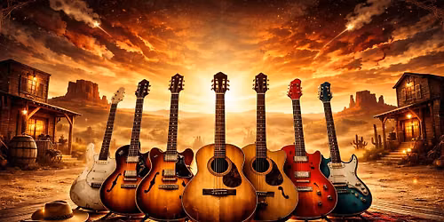 FIVE GREAT GUITARS + Eric Vaarzon Morel en Mart Hillen – The Magnificent Seven in Noord-Holland
