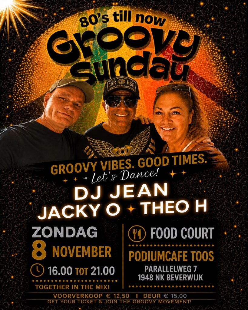 Groovy Sunday bij Toos! in Noord-Holland