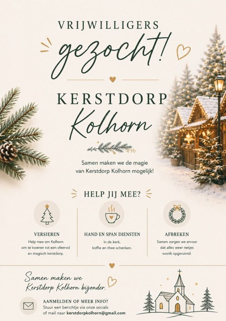 Kerstdorp Kolhorn in Noord-Holland