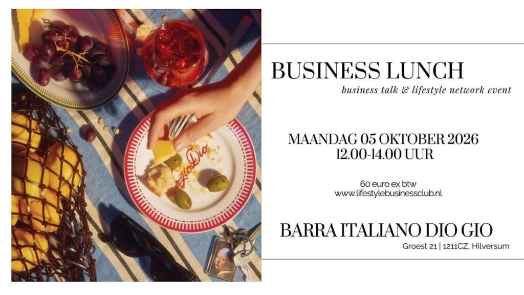 Italian Business Lunch t Gooi Barra Dio Gio in Noord-Holland