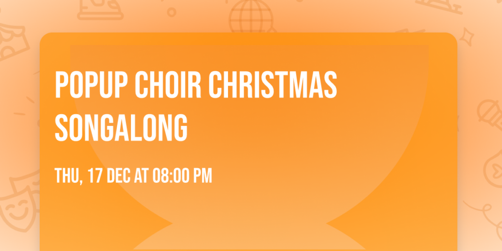 Popup Choir Christmas songalong in Noord-Holland
