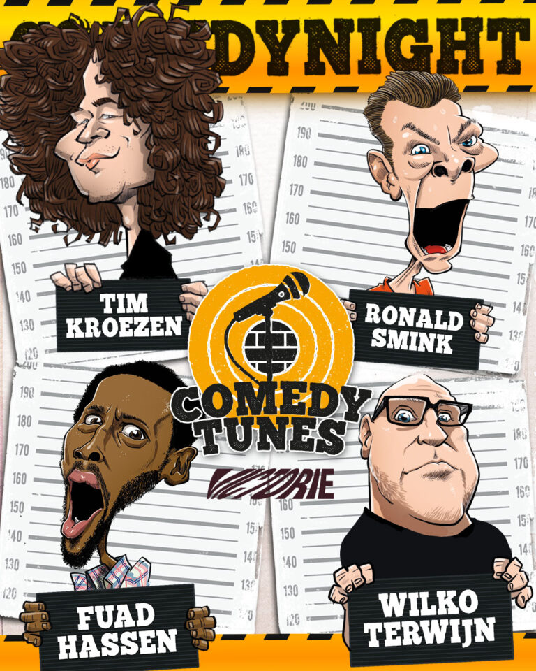 ComedyTunes ComedyNight – Tim Kroezen, Ronald Smink, Fuad Hassen en Wilko Terwijn — theater in Noord-Holland