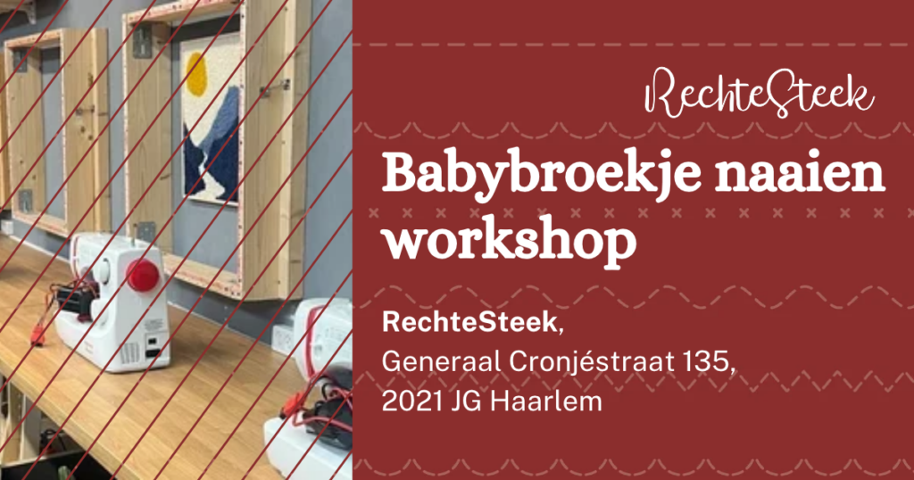 Babybroekje naaien in Haarlem