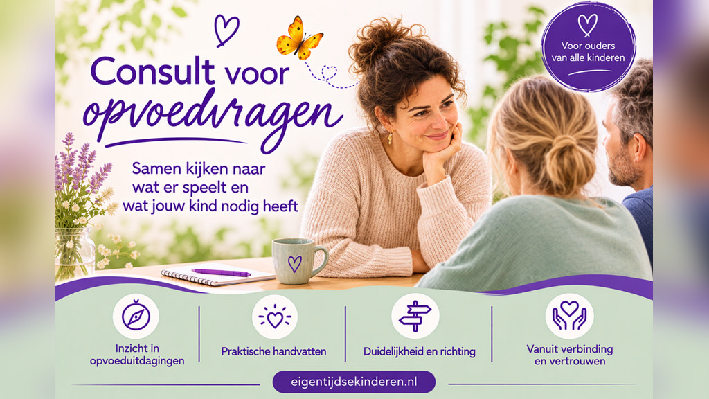 Consult voor opvoedvragen in Huizen