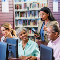 Oefenplein – gratis computertraining taal, rekenen en digitale vaardigheden — lezing in Noord-Holland