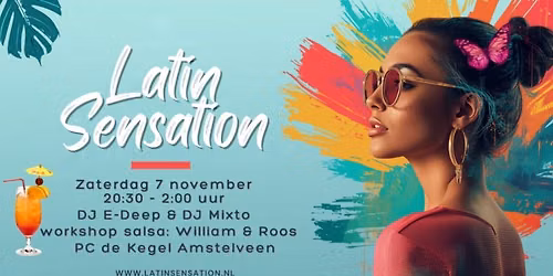 Latin Sensation | Salsa Bachata Kizomba | PC de Kegel Amstelveen — Uitgaan in Noord-Holland