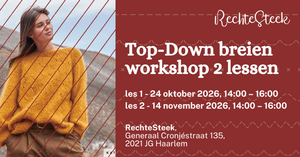 Top-Down breien workshop 2 lessen in Haarlem