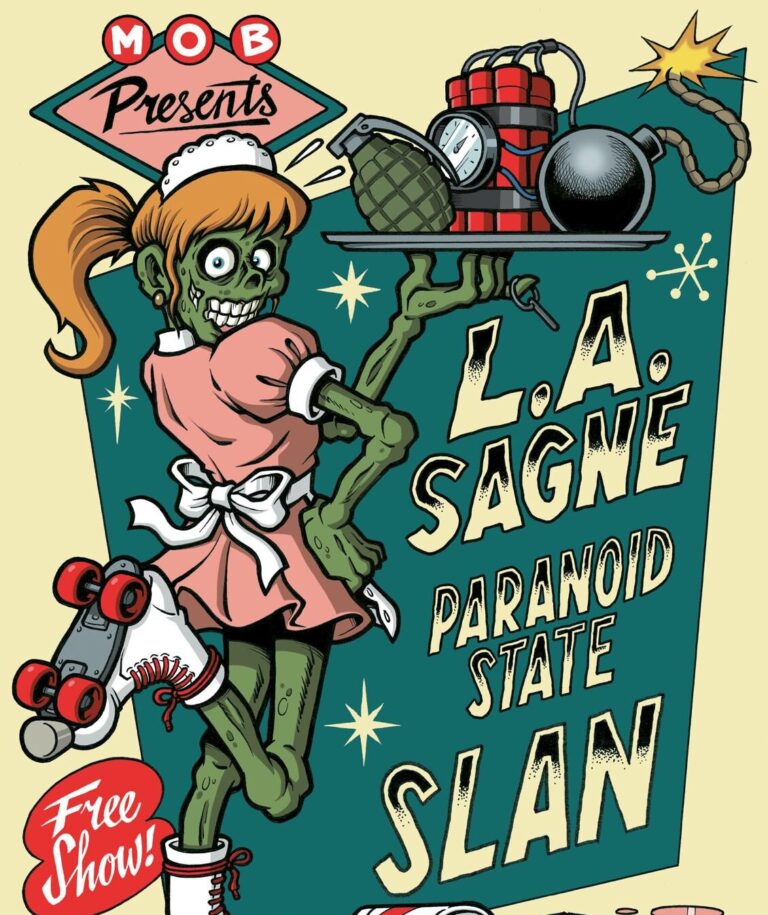 MOB Presents: La Sagne + Paranoid State + Slan — muziek in Noord-Holland